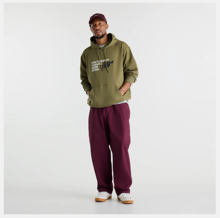 New Balance MEN'S NUMERIC FRENCH TERRY HOODIE