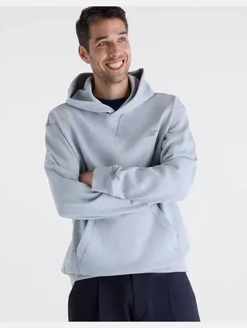 New Balance HOMMES NUMERIC FRENCH TERRY HOODIE ATHLETIC GREY
