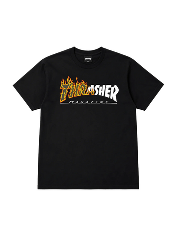 Thrasher MEN'S IGNITE SHORT SLEEVE T-SHIRT BLACK