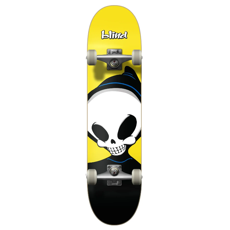 Blind BIG HEAD COMPLETE SKATEBOARD YELLOW 7"