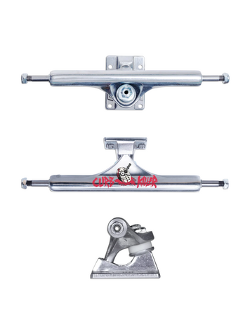 Slappy ST1 HOLLOW INVERTED KP TRUCKS CURB KILLER II SET OF 2 POLISHED 9"