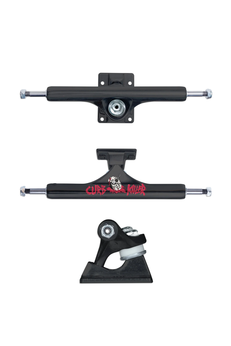 Slappy ST1 HOLLOW INVERTED KP TRUCKS CURB KILLER II SET 2 MATTE BLACK 9"