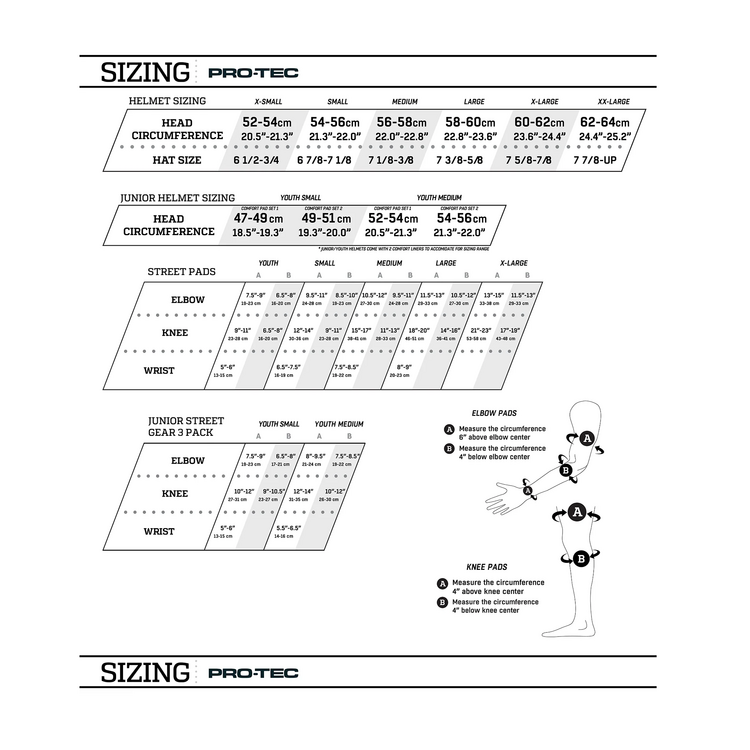 Pro-tec STREET ADULT 3-PK PAD SET SPITFIRE BLACK SWIRL