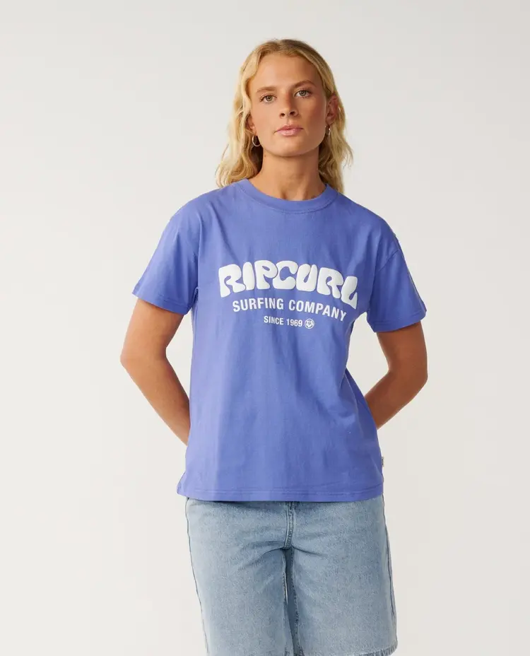 RIP CURL WOMEN'S SURF PUFF PARTY PACK RELAXED TEE
