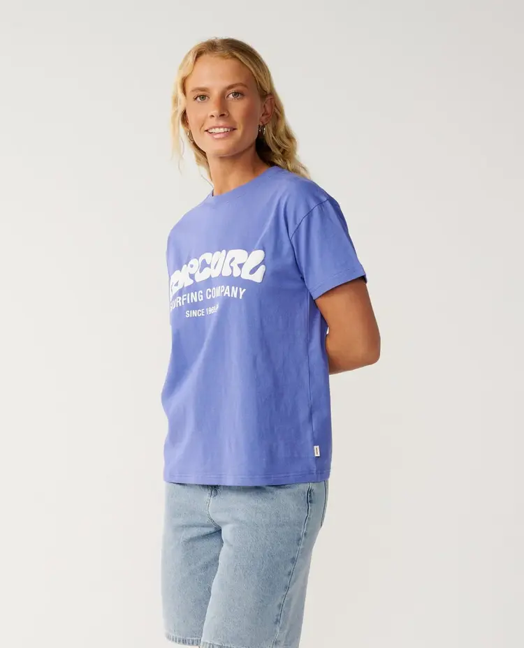 RIP CURL WOMEN'S SURF PUFF PARTY PACK RELAXED TEE