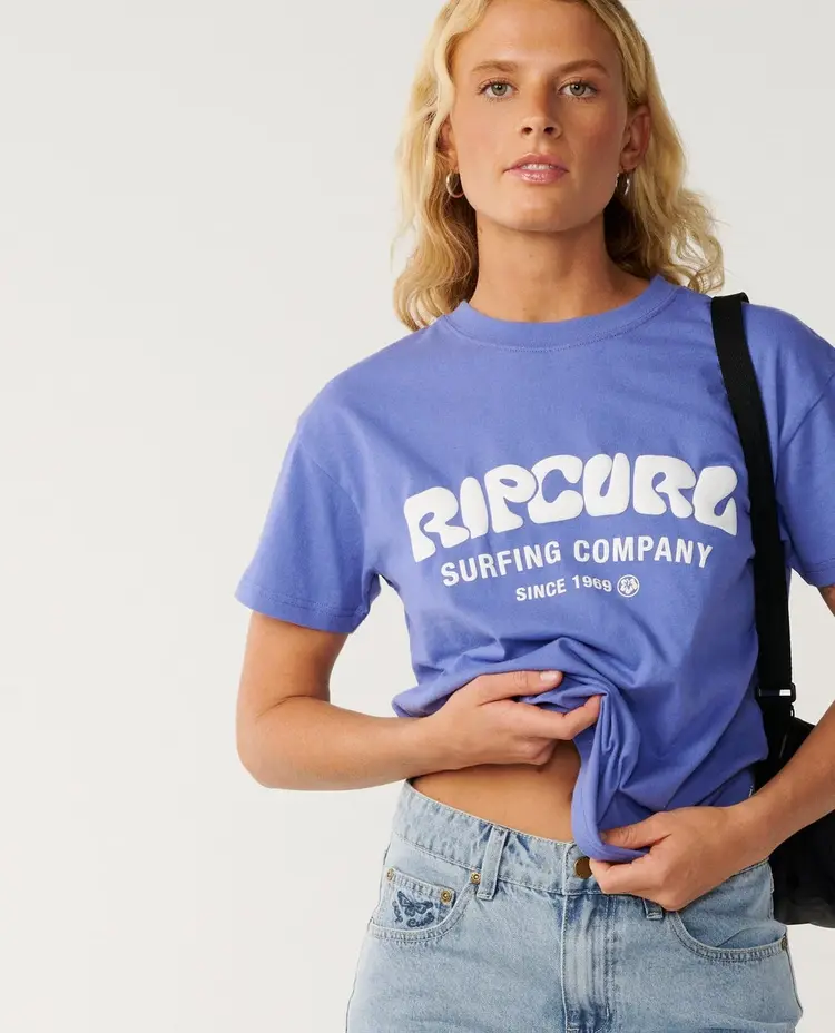 RIP CURL FEMMES SURF PUFF PARTY PACK RELAXED TEE