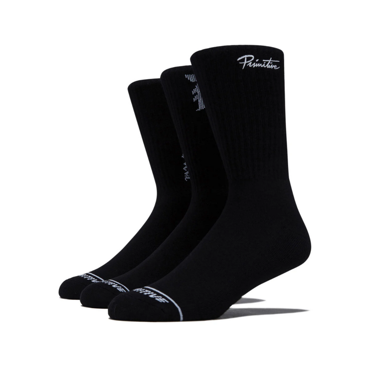 Primitive MEN'S CORE LOGO SOCKS 3 PACK