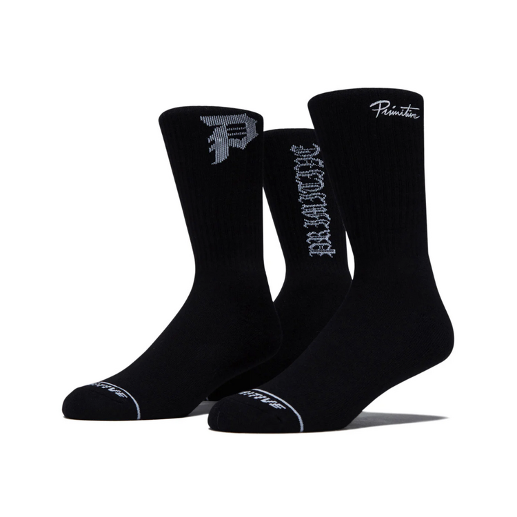 Primitive HOMMES CORE LOGO SOCKS 3 PACK