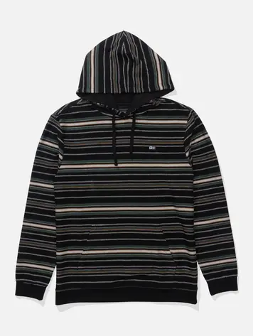 Salty crew MEN'S CREWSER FLEECE HOOD PIRATE BLACK