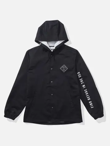 Salty crew MEN'S TIPPET SNAP JACKET BLACK