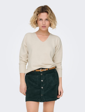 Only WOMEN'S RICA KNITTED PULLOVER BIRCH