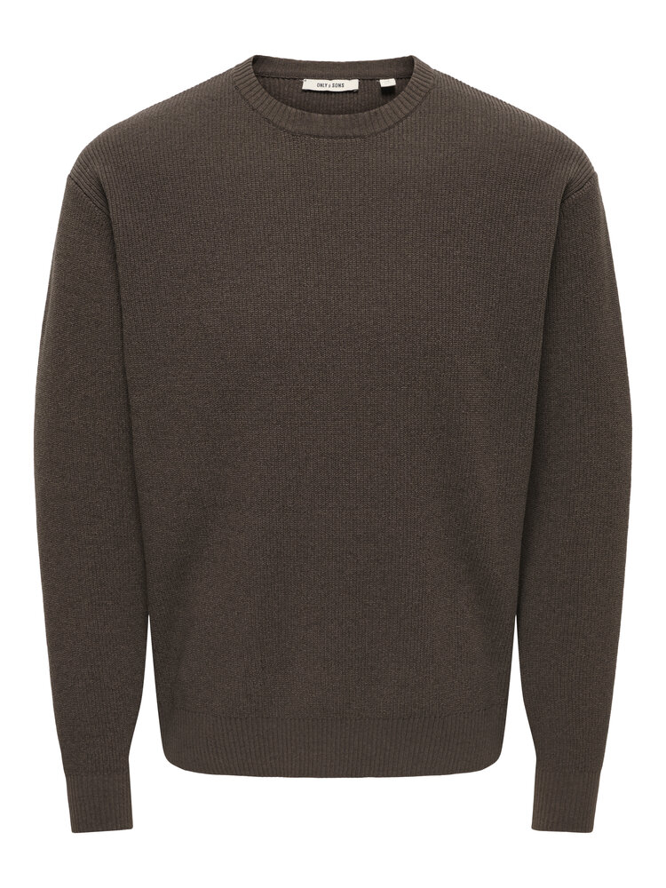Only & Sons HOMMES RODGER RLX CREW NECK KNITTED PULLOVER