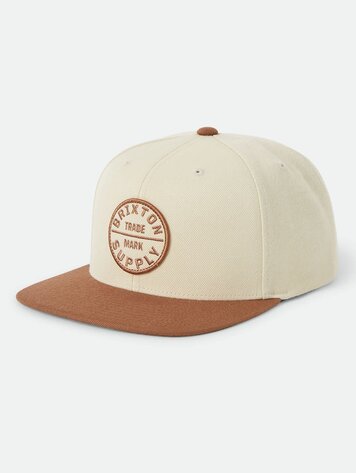 Brixton HOMMES OATH III SNAPBACK KHAKI/CARAMEL