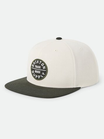 Brixton MEN'S OATH III SNAPBACK WAX PAPER/DARK OLIVE