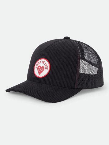 Brixton HOMMES LUCKY IN LOVE TRUCKER HAT BLACK