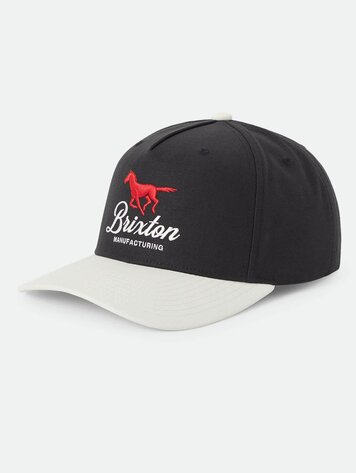 Brixton MEN'S LEISURE SNAPBACK BLACK/WHITECAP