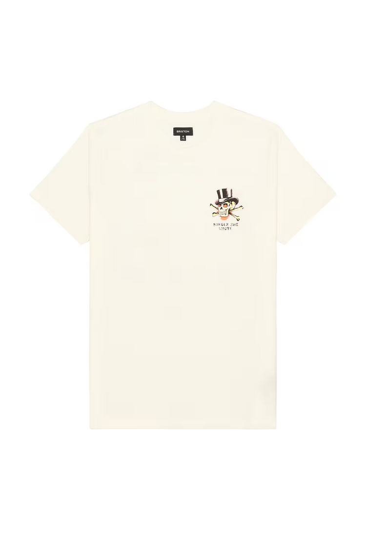 Brixton MEN'S BURGER SHE WROTE STANDARD T-SHIRT