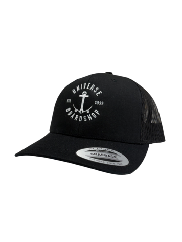 Universe Boardshop ANCRE TRUCKER HAT BLACK/BLACK/WHITE