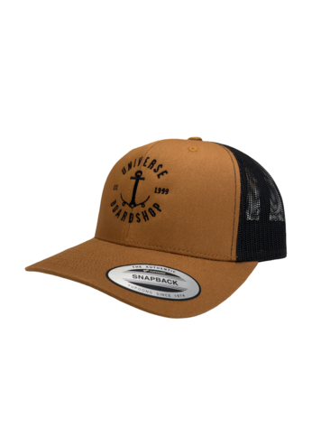 Universe Boardshop ANCRE TRUCKER HAT TAN/BLACK/BLACK