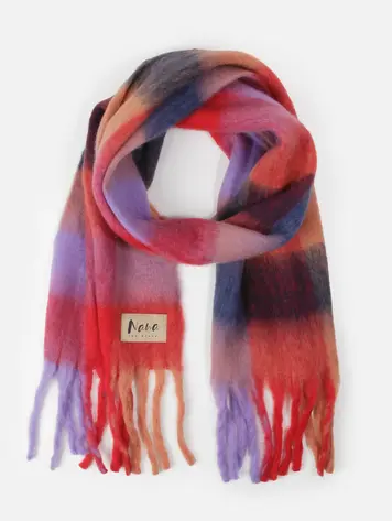 NANA THE BRAND WOMEN'S GENEVE SCARF MULTI LILAC