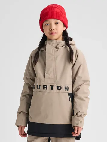 Burton YOUTH FROSTNER 2L ANORAK SUMMIT TAUPE/TRUE BLACK
