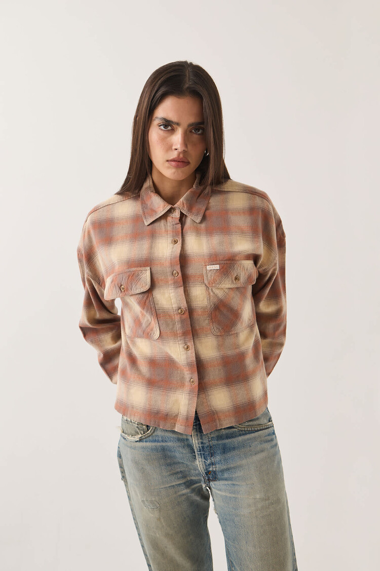 Brixton WOMEN'S BOWERY CROP OVERSHIRT