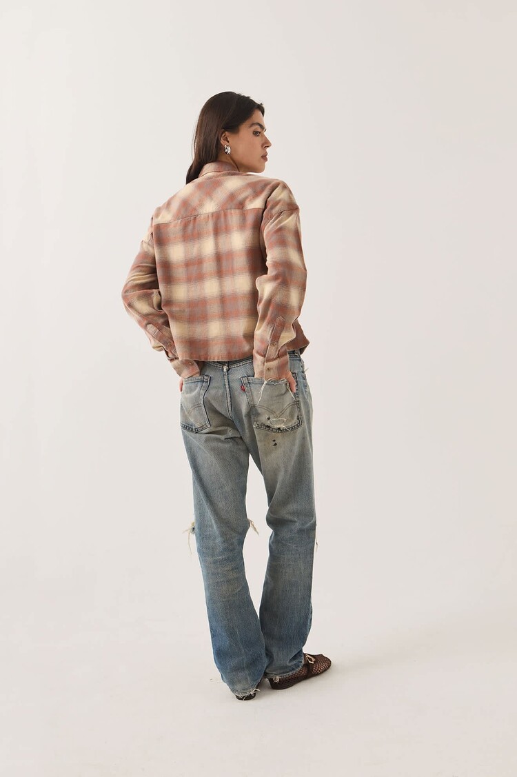 Brixton WOMEN'S BOWERY CROP OVERSHIRT