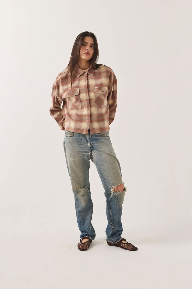 Brixton WOMEN'S BOWERY CROP OVERSHIRT