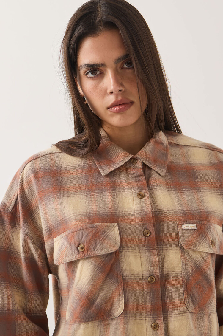 Brixton FEMMES BOWERY CROP OVERSHIRT