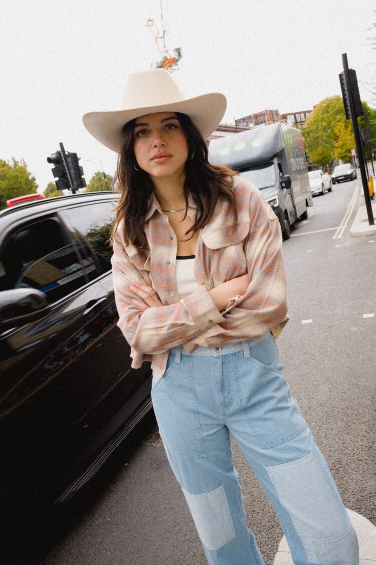 Brixton WOMEN'S BOWERY CROP OVERSHIRT