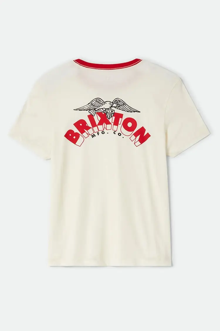 Brixton WOMEN'S BRIXTON BANNER SLIM CREW T-SHIRT