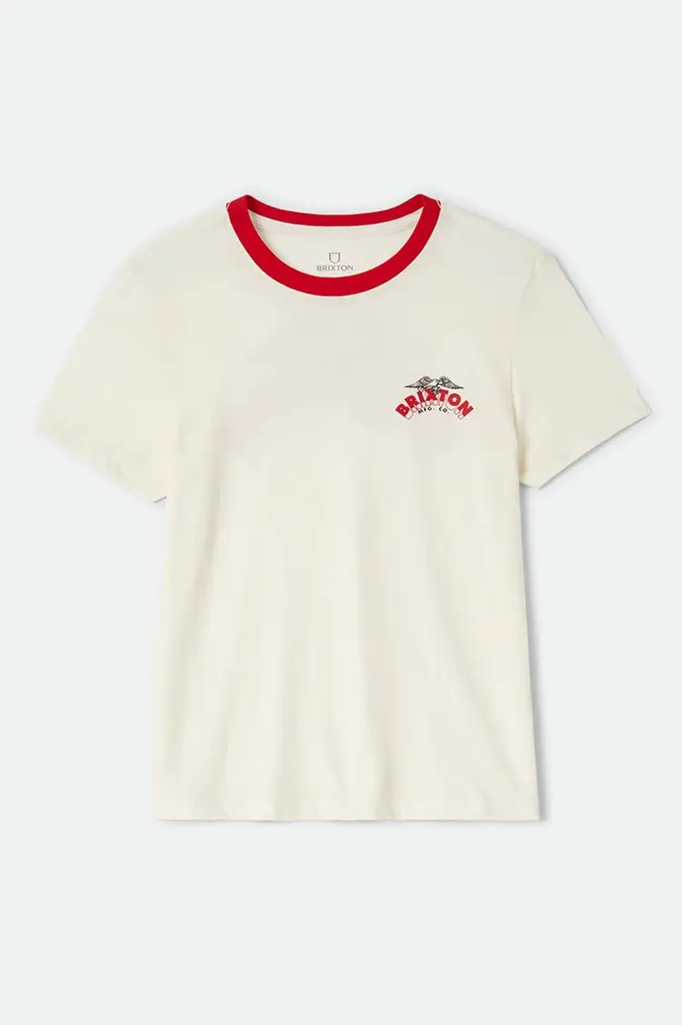 Brixton FEMMES BRIXTON BANNER SLIM CREW T-SHIRT