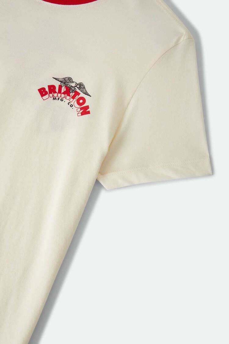 Brixton FEMMES BRIXTON BANNER SLIM CREW T-SHIRT