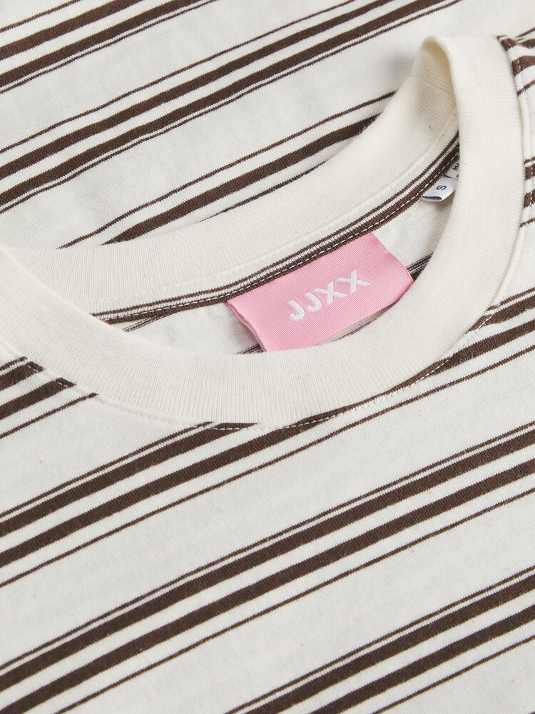 JJXX FEMMES SOPHIA BOXY LS STRIPE T-SHIRT