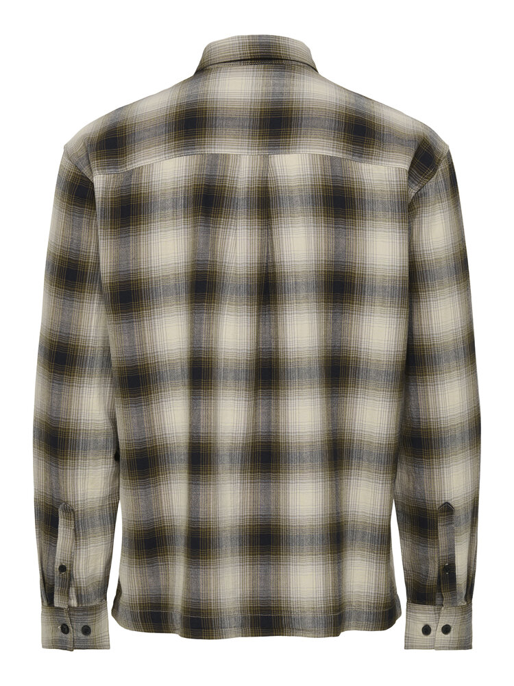Only & Sons MEN'S KOSTA LONG SLEEVE CHECK REG SHIRT