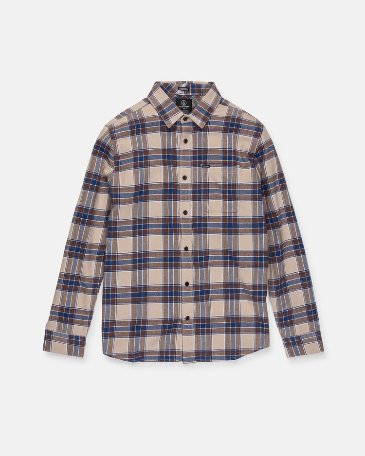 Volcom HOMMES CADEN PLAID LONG SLEEVE SHIRT