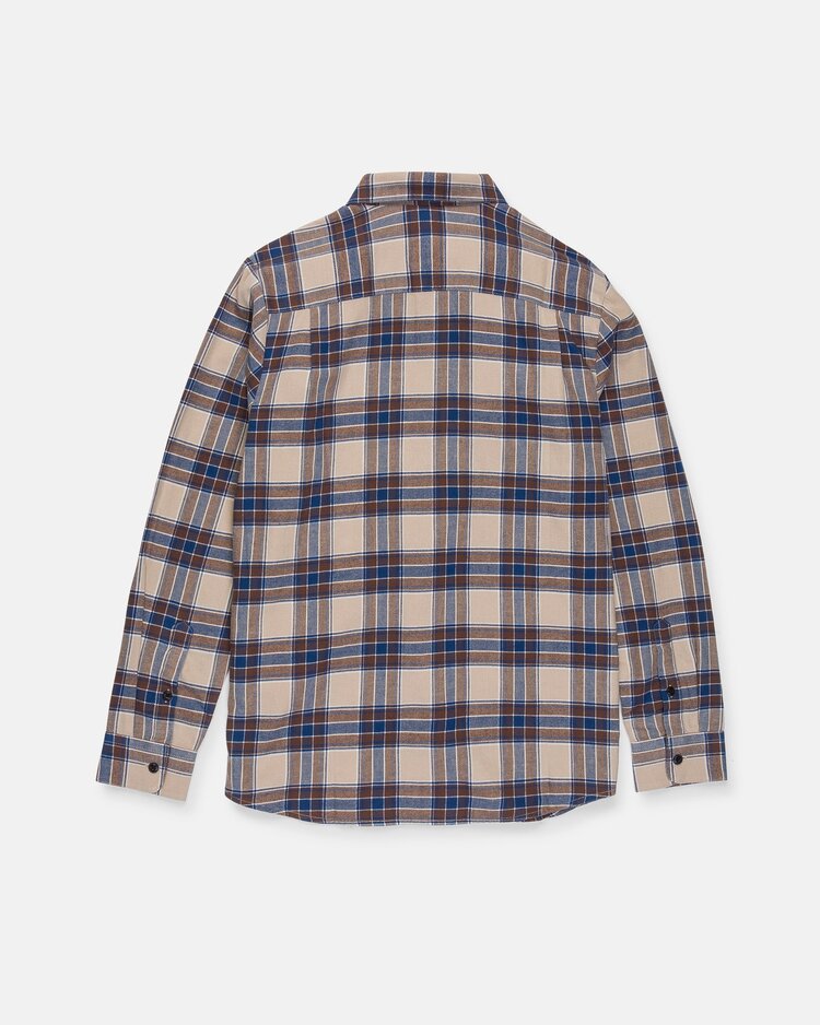 Volcom MEN'S CADEN PLAID LONG SLEEVE SHIRT