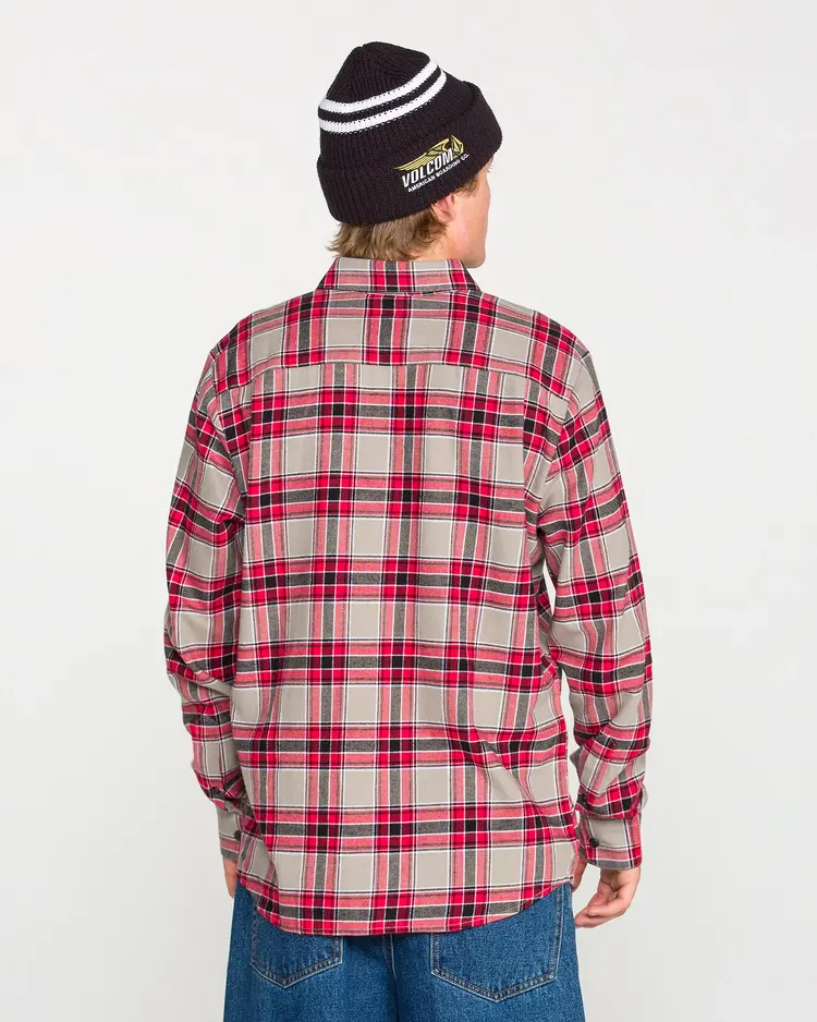 Volcom HOMMES CADEN PLAID LONG SLEEVE SHIRT