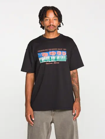 Volcom HOMMES FEATURED ARTIST ANTONIO CARRAU SS TEE BLACK