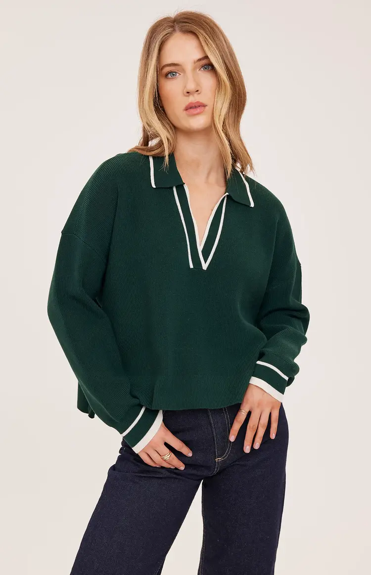Gentle fawn WOMEN'S TRISTAN V-NECK SWEATER