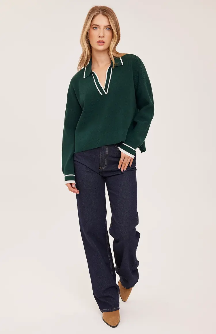 Gentle fawn FEMMES TRISTAN V-NECK SWEATER
