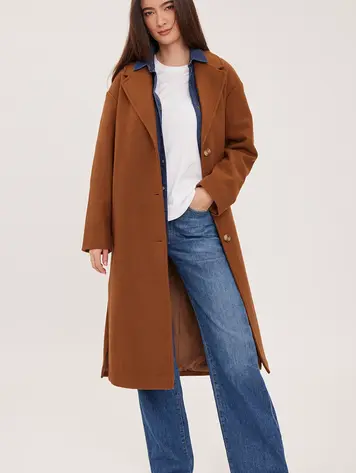 Gentle fawn WOMEN'S AGATHA COAT CAMEL