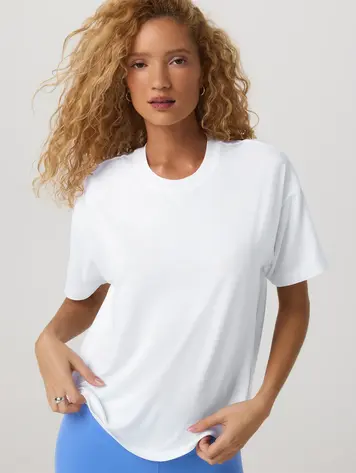 Vuori FEMMES ENERGY TEE LONG WHITE