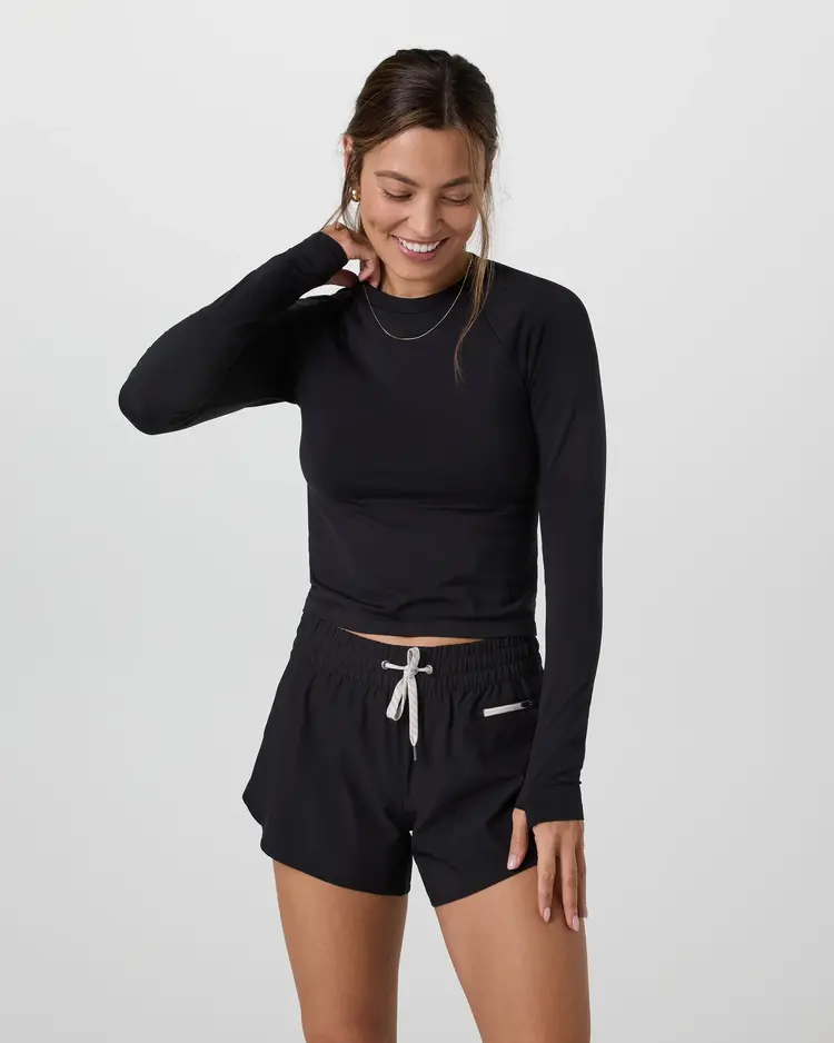 Vuori WOMEN'S LONG SLEEVE SURGE SEAMLESS TEE