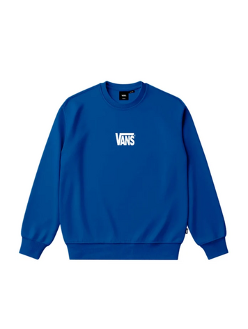 Vans MEN'S STRETCH LOGO LONG SLEEVE CREW CLASSIC BLUE