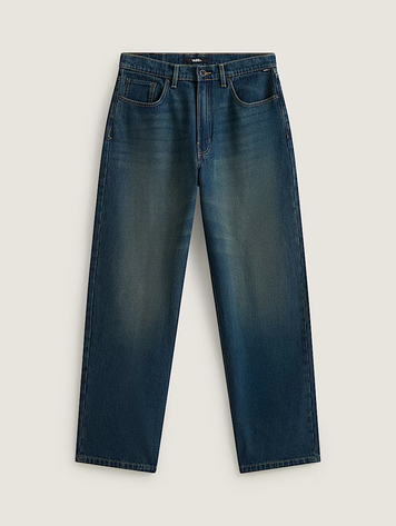 Vans MEN'S CHECK-5 BAGGY DENIM PANTS DIRTY MEDIUM INDIGO
