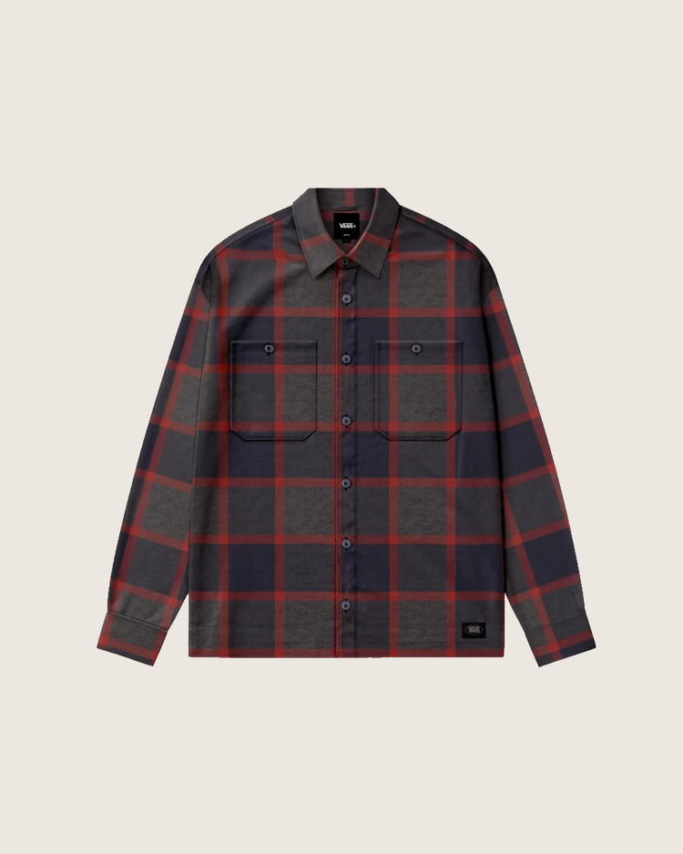 Vans MEN'S LARKSPUR PLAID FLANNEL SHIRT
