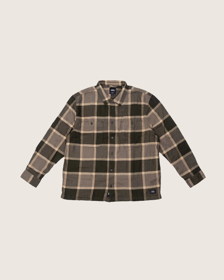 Vans MEN'S LARKSPUR PLAID FLANNEL SHIRT