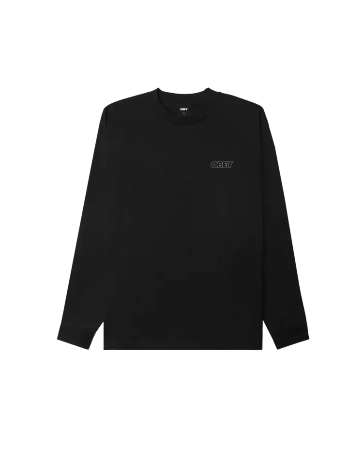 Obey MEN'S OBEY TREBLE LONG SLEEVE T-SHIRT