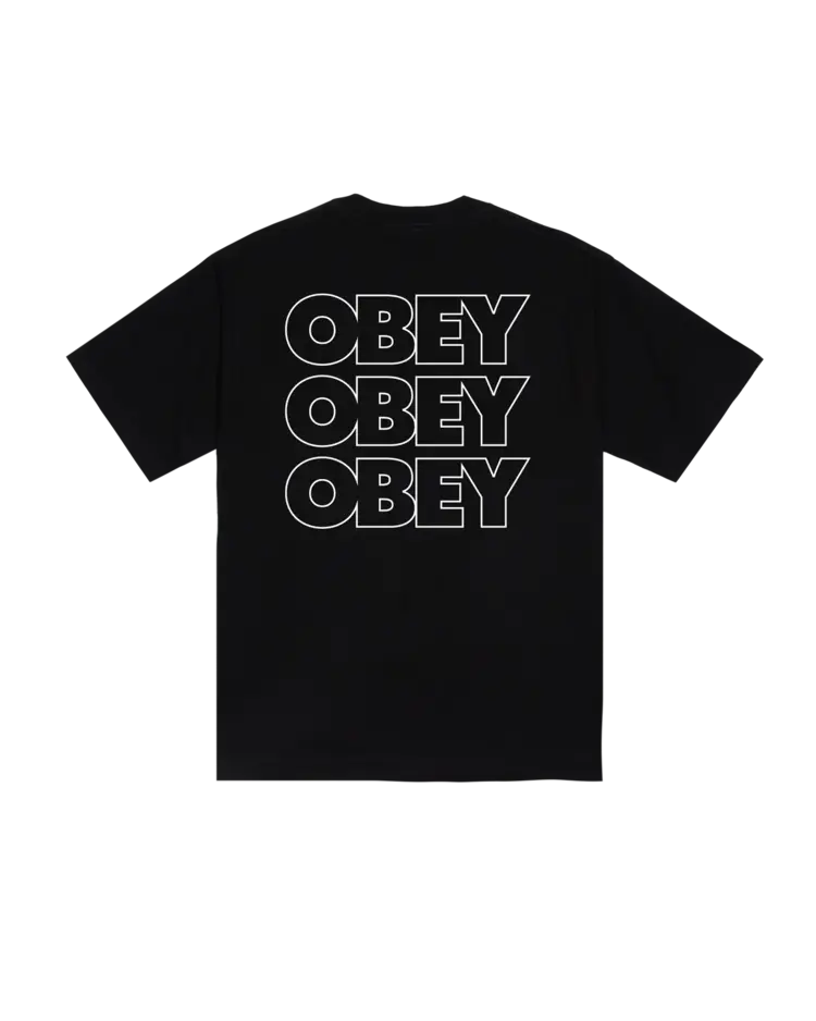 Obey MEN'S OBEY TREBLE HEAVYWEIGHT T-SHIRT